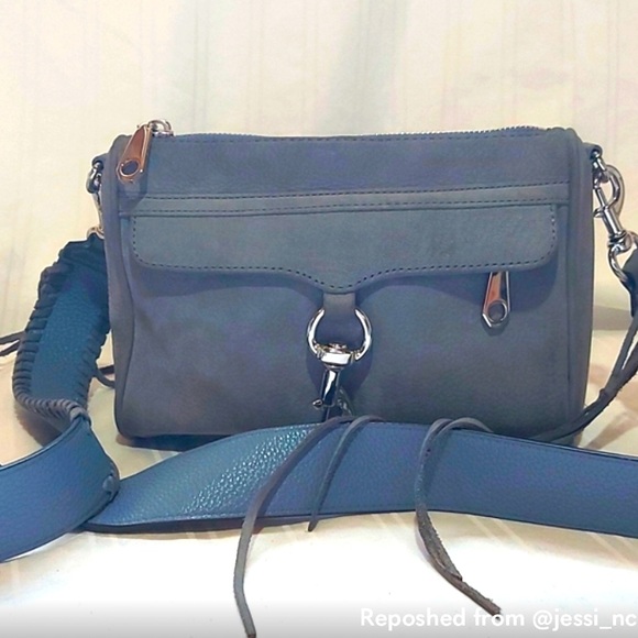 REBECCA MINKOFF SUEDE CROSSBODY BAG! - Picture 2 of 5